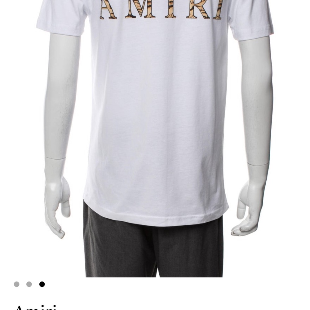 Amiri White Graphic T-Shirt for Men